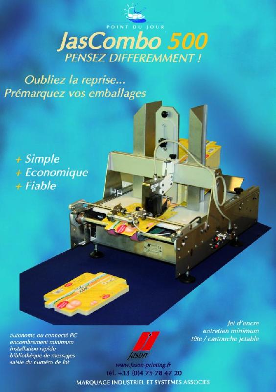 Imprimante d'étiquette couleur JasCombo 500 - Simple, économique et fiable avec bibliothèque de messages_0