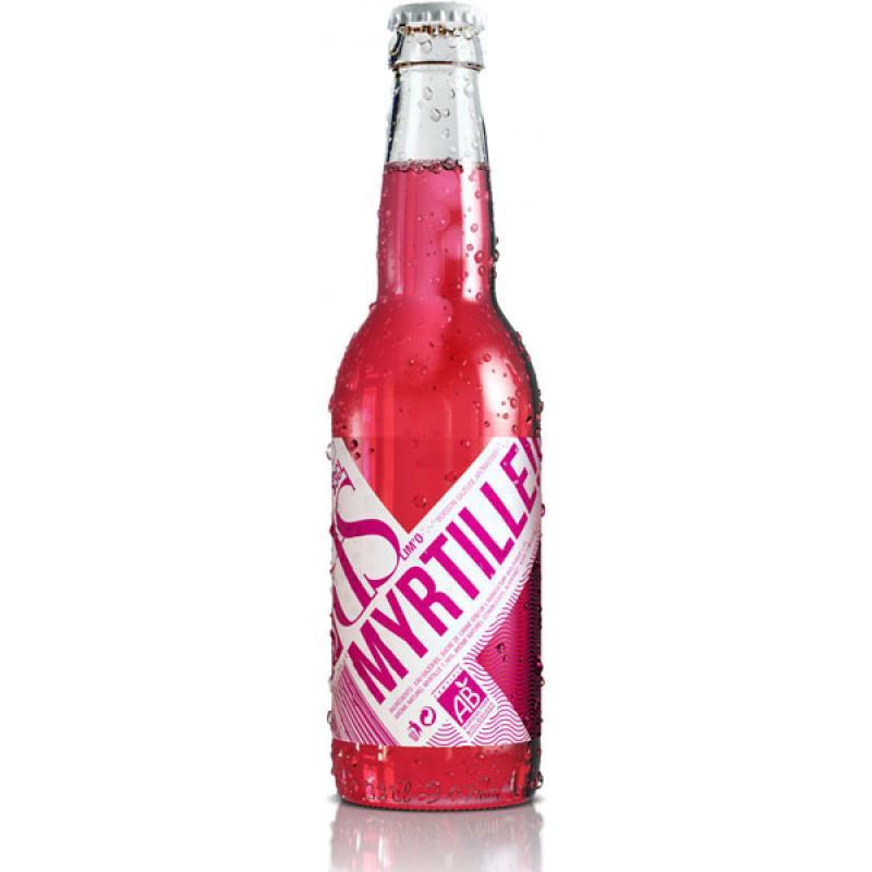 LIM'O Myrtille Bio 33cl - Certifié FR-BIO-01 - Boisson gazeuse aux fruits_0