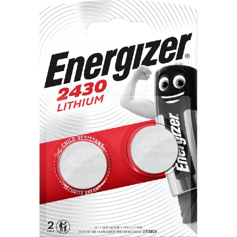Lot de 2 piles lithium CR2430 - 3V - ENERGIZER_0