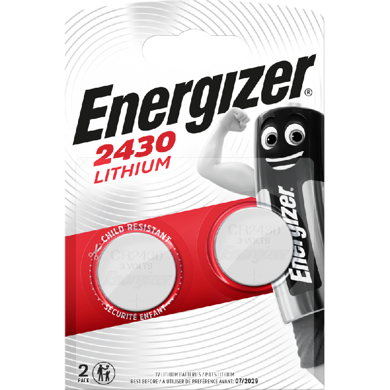 Lot de 2 piles lithium cr2430/dl2430, v, ENERGIZER_0