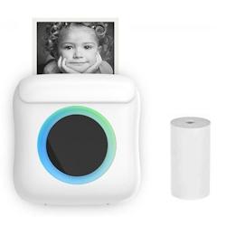 Mini Imprimante Portable Bluetooth Avec Lumière Ambiante Et Impression Thermique YONIS - 3615616969039_0
