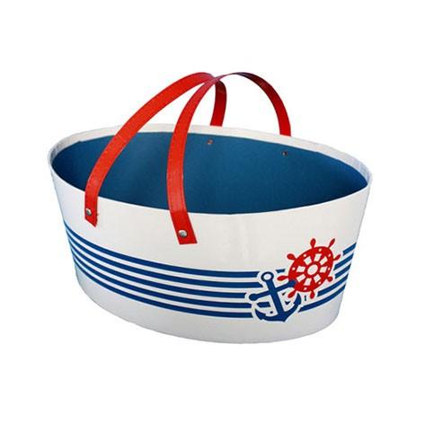 Panier ovale carton Mer 28x20 -_0