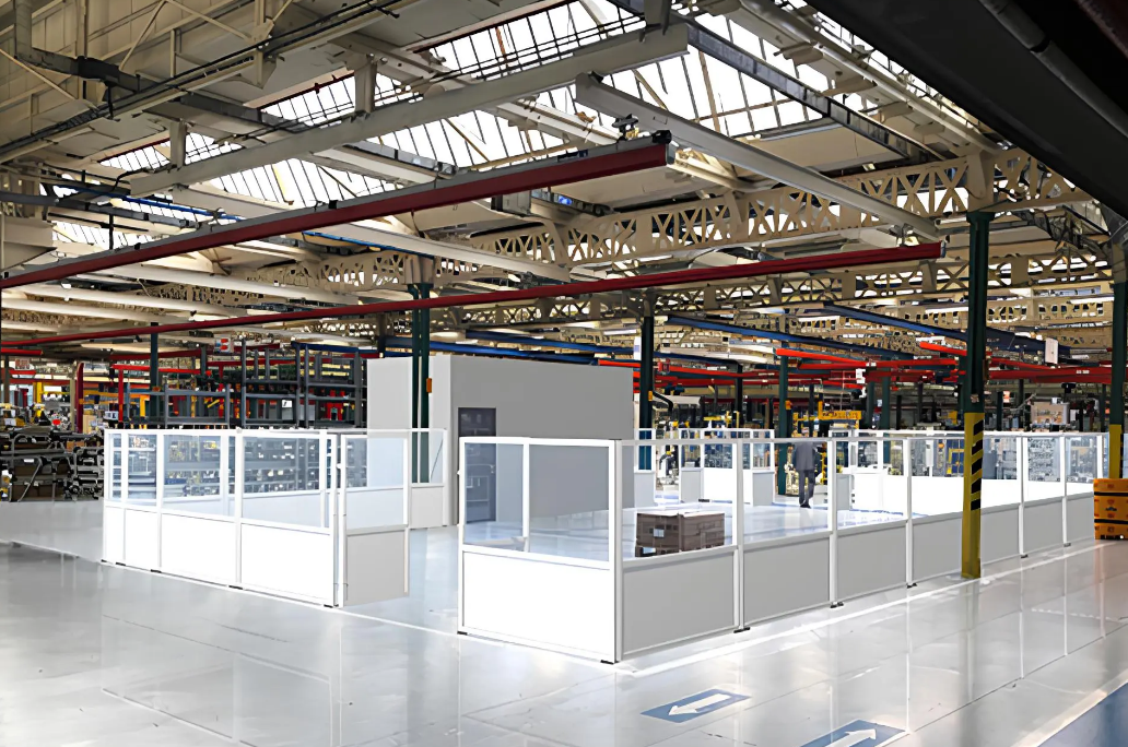 Séparateur modulaire pour espaces de travail - cm 100×170(h) ou cm 150×170(h) - Modèle Milano_0