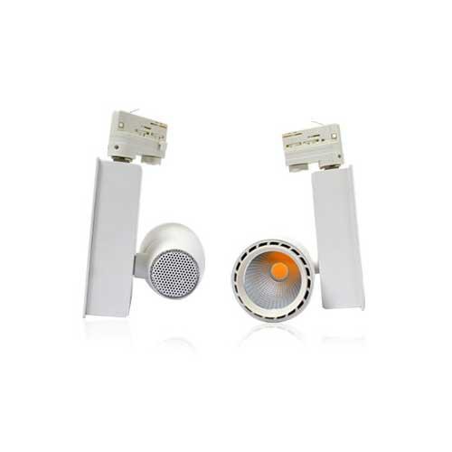 Spot LED sur rail 30 watts - Blanc 4000°K - IP54 - 230V - Durée de vie 30 000 heures_0