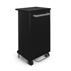 Stil Casa conteneur de collecte sélective avec ouverture à pédale, 47x37xh. 83 cm, fond en technopolymère haute résistance, 90 litres, noir. - 744N/90_0