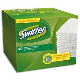 SWIFFER BOITE DE 40 LINGETTES SÈCHE POUR BALAI SWIFFER