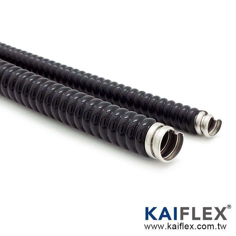 WP-S1P2 - Flexible métallique en acier inoxydable Kaiflex - Conduit électrique flexible avec gaine PVC, haute flexibilité et résistance_0