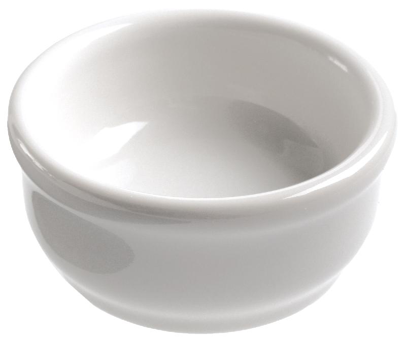 BEURRIER ROND BLANC PORCELAINE Ø 5,8 CM LES ESSENTIELS REVOL