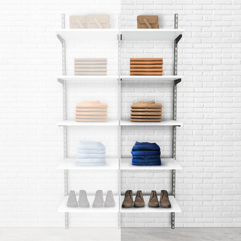 Élément suivant Global used 5 tablettes blanc L60xH240cm_0