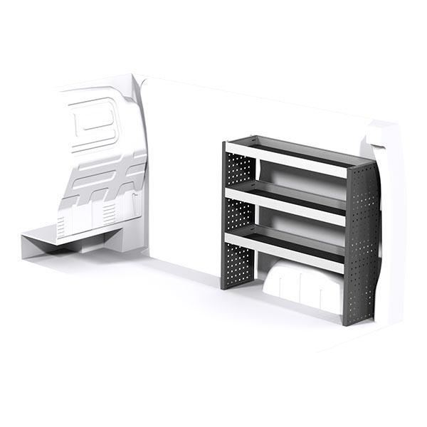 Aménagement métal côté droit - Meuble de rangement pour utilitaire - Longueur 1061mm - Marque Mercedes_0