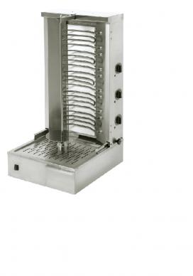 Appareils à kebbab électrique - Roller Grill GR 80 E - 40 kg - 380V - avec accessoires_0