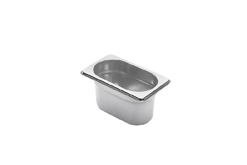 BAC GASTRO INOX 1/9 PLEIN - H 100 MM