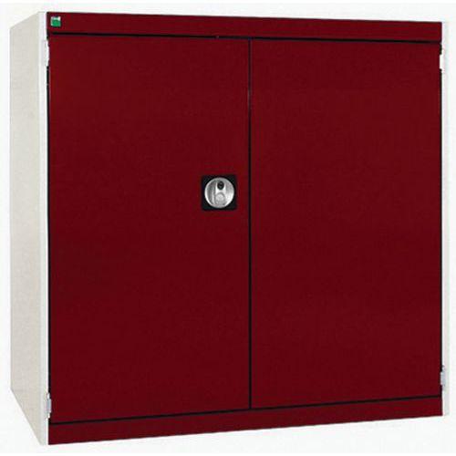 BOTT 1 ARMOIRE BASSE CUBIO 2 PORTES PERFORÉES - HAUTEUR 1000MM - BOTT