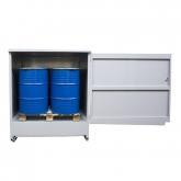 Box de rétention acier avec porte - 4 fûts_0