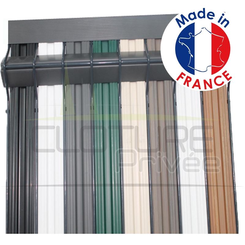 Brise-vue occultant PVC - Compatibilité panneaux maille largeur 55 mm - Facile à poser, sans entretien_0