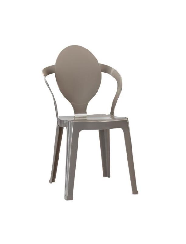 Chaise Tsuki - Coque en polycarbonate recyclable opaque ou transparent_0