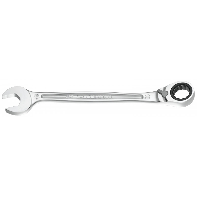 CLÉ MIXTE À CLIQUET MÉTRIQUE D.9MM L.149MM - FACOM - 467B.9