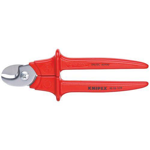COUPE-CÂBLES 230MM Ø16MM/50MM² - SURMOULÉ ISOLÉ 1000V - ACIER INOX - KNIPEX