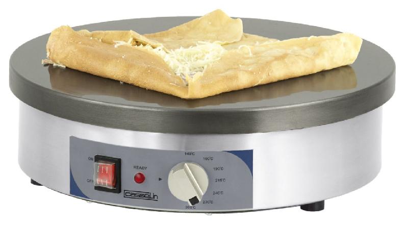 Crêpière ronde premium inox 400 mm, 230v, 2700w_0