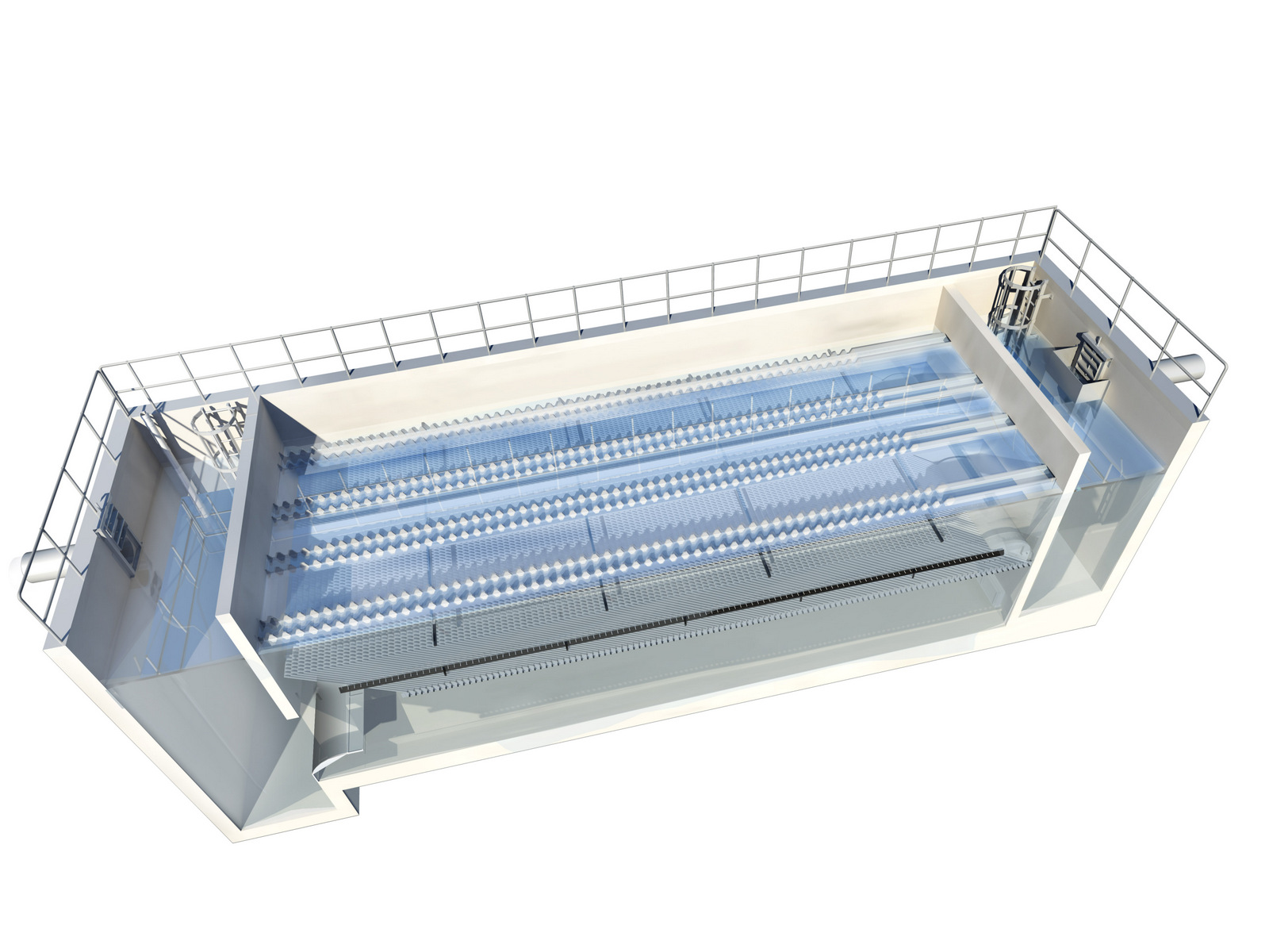 Décanteur lamellaire modulaire pour eaux pluviales - HYDROMESI_0