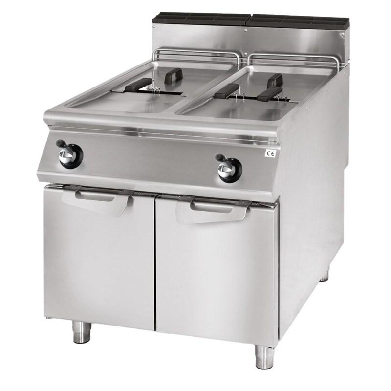 Friteuse gaz, capacité 2x 13 litres - VIRTUS - 4068875006394_0