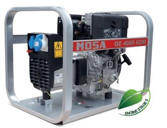 Ge 4000 KDM Groupe électrogène portatif - Mosa - moteur diesel Kohler - 50 Hz - 3.7 kVA (3.3 kW)_0