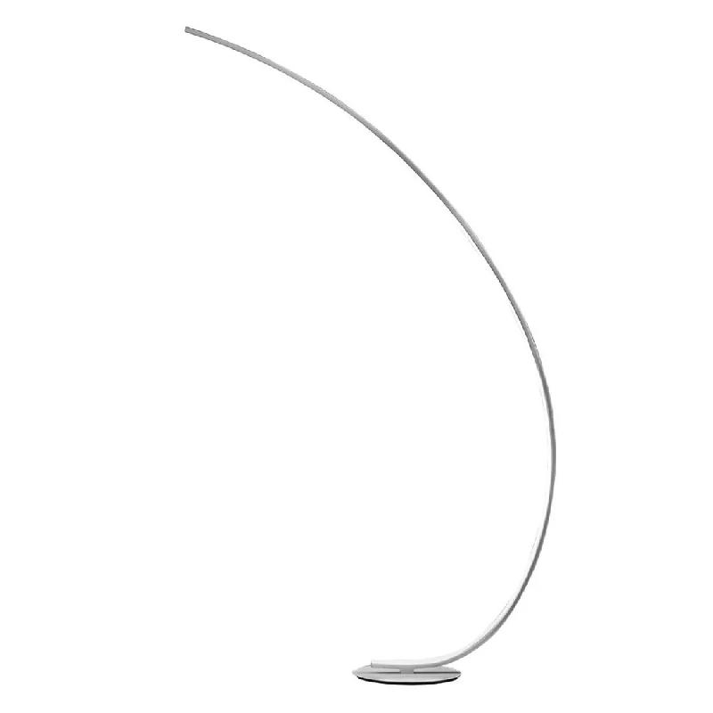 Gea Luce Lampadaire IOLE P/T - Structure en aluminium blanc, LED 30W 1450lm 3000K, Push intégré Dimmable - Design minimaliste Gealuce - blanc 800000_0