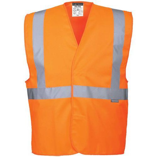 GILET HAUTE-VISIBILITÉ 1 BANDE & BAUDRIER C472 ORANGE S - PORTWEST