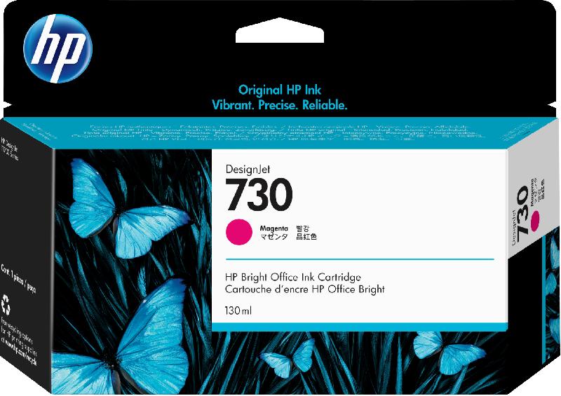 HP Cartouche d’encre 730 DesignJet magenta, 130 ml_0