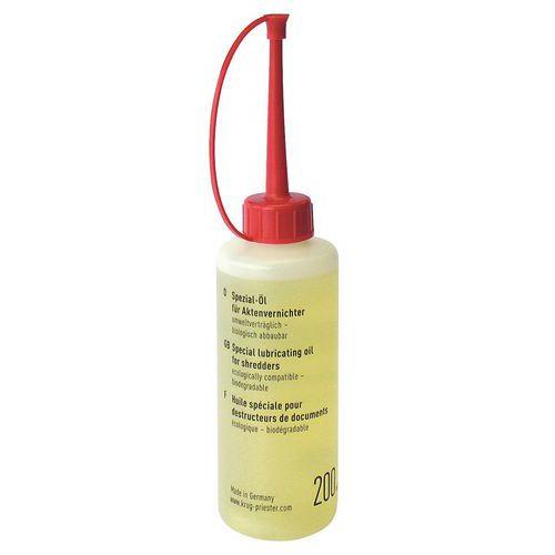 HUILE SPÉCIALE DESTRUCTEUR DE DOCUMENTS EN BOUTEILLE - 200 ML - IDEAL