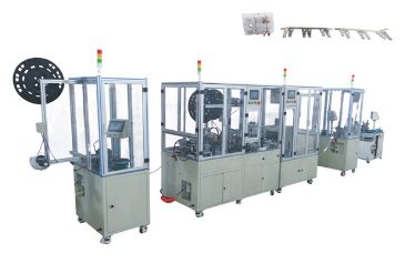 Ligne d'assemblage Desheng - machine de contact statique dynamique automatique 54P 53P - pour l'industrie des relais_0