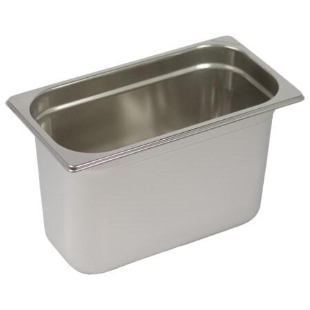 Lot de 5 Bacs Gastro Inox AISI 304 GN 1/3 Plein H. 200 mm - Gastroland - 3701666009464_0