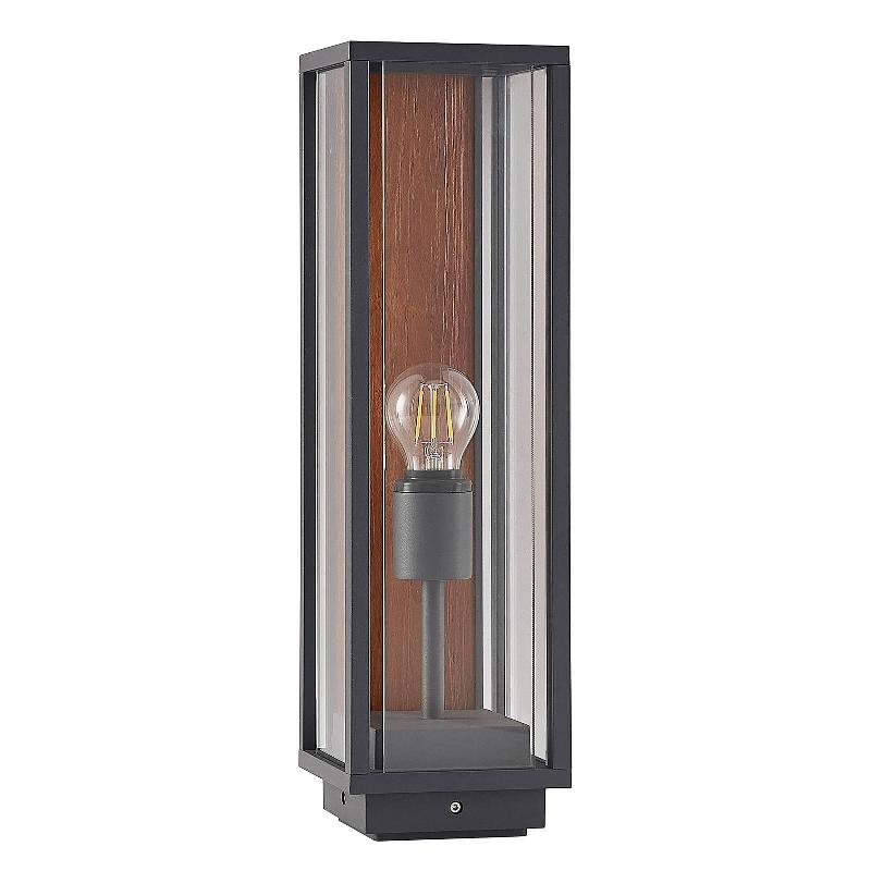 LUCANDE ELWIN LUMINAIRE POUR SOCLE, ANGULAIRE, ALUMINIUM, 50 CM