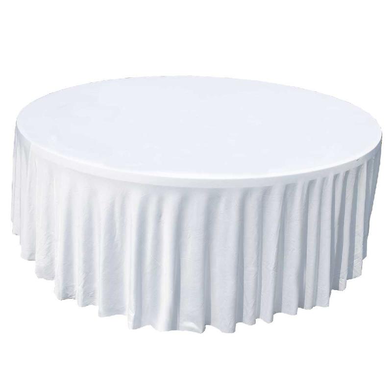 Nappe élastique rouge pour table de réception de 180 cm