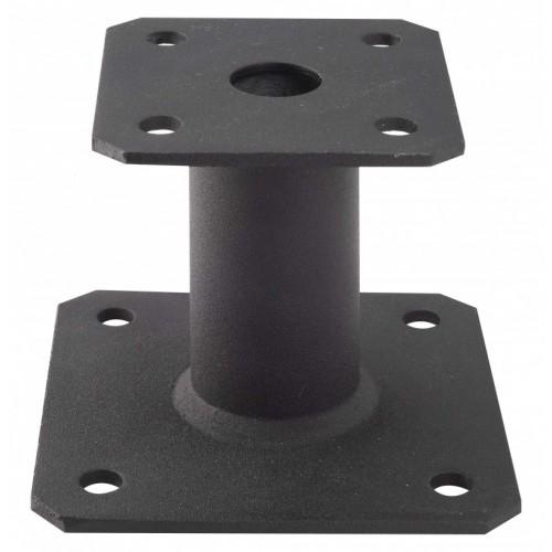 PIED DE POTEAU FIXE - SUR PLATINE - HAUTEUR 100 MM - NOIR - PPA100PB SIMPSON STRONG-TIE
