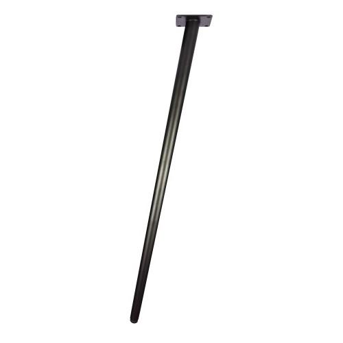 PIED DE TABLE CONIQUE - INCLINÉ - 710 MM - NOIR CUIVRERIE CENTRALE
