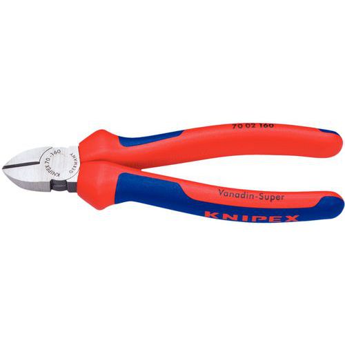 PINCE COUPANTE DE CÔTÉ 160MM - TÊTE ÉTROITE - POLIE - KNIPEX