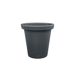 PLAST'UP ROTOMOULAGE Pot de fleurs rond xxl delight 420l - GRIS - gris 0669014882301_0