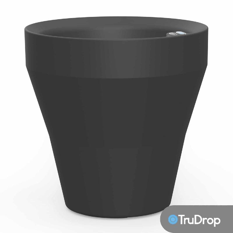 Pot rond noir rim de 46 cm avec trudrop one_0