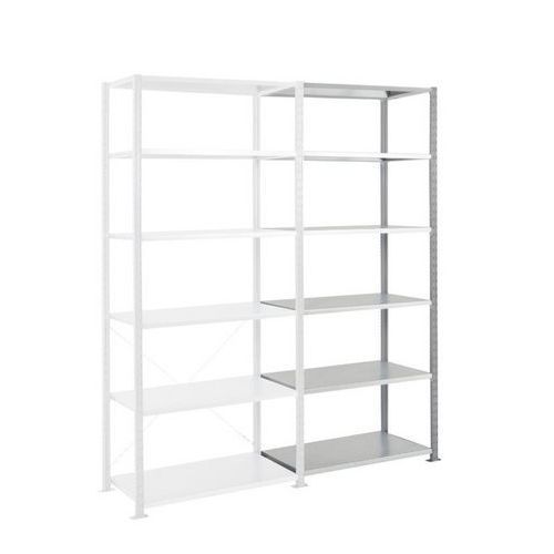 RAYONNAGE SUIVANT ADVANCE - GALVANISÉ - 6NVX - 2500X1000X500 - MANORGA