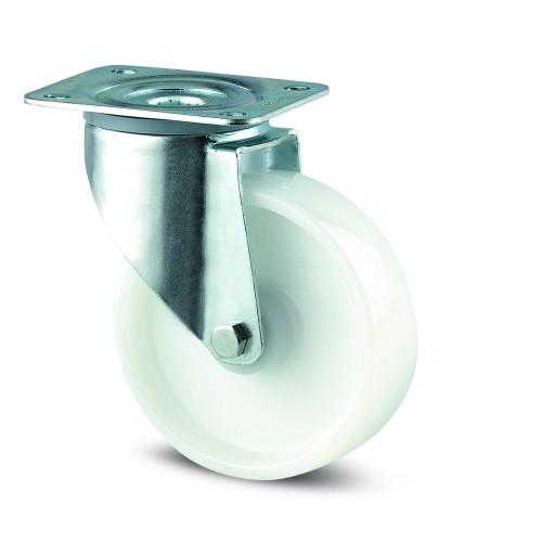 ROULETTE PIVOTANTE POLYAMIDE - CHARGE STANDARD - Ø 80 MM - ALPHA TENTE