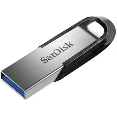 SanDisk Ultra Flair lecteur USB flash 32 Go USB Type-A 3.2 Gen 1 (3.1 Gen 1) Noir, Acier inoxydable_0