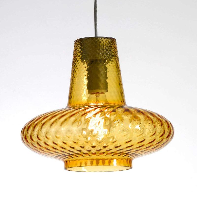 AILATI SUSPENSION EN VERRE GIULIETTA, AMBER