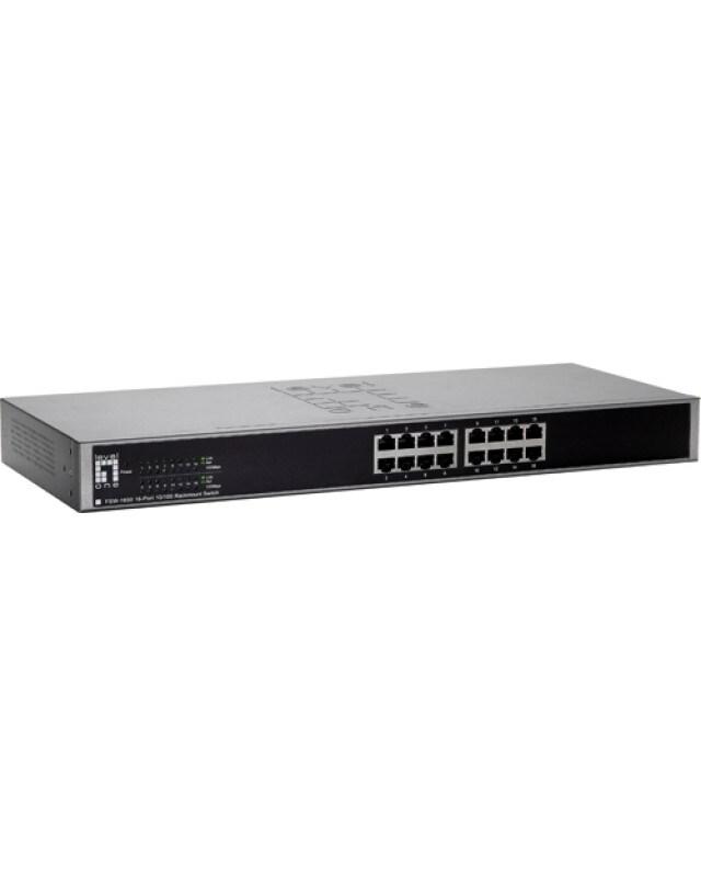 Switch LevelOne non géré - 16 ports 10/100 - Bureau - argenté FSW-1650_0