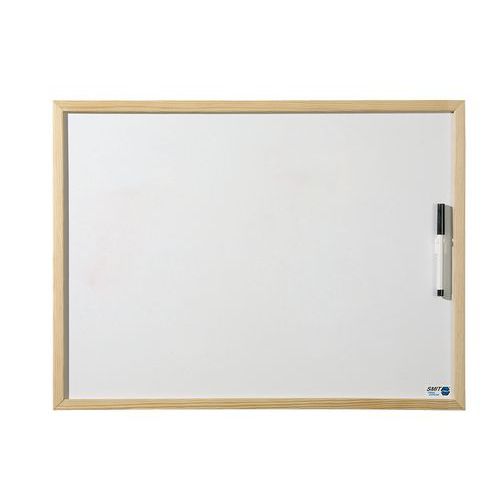 TABLEAU BLANC EN ACIER LAQUÉ LARGEUR:90 CM H:60 CM - BI-OFFICE