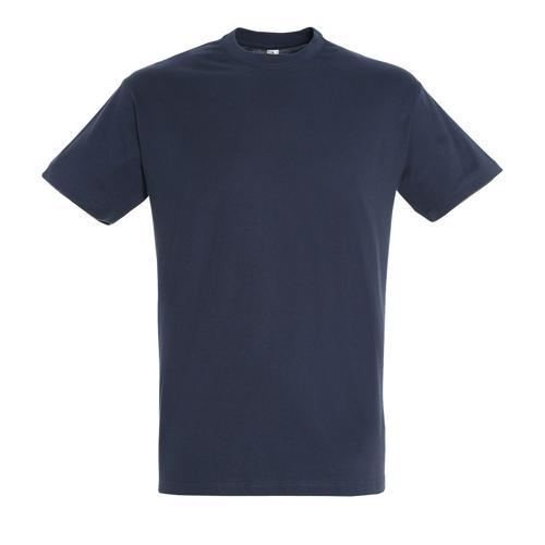 TEE-SHIRT PERSONNALISABLE HOMME EN COTONFRENCH MARINE