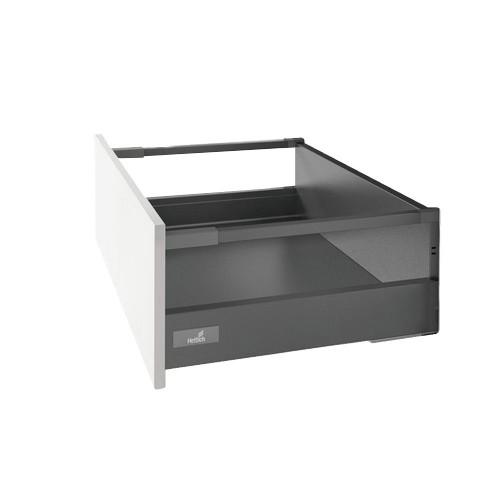 TIROIR CASSEROLIER ARGENT INNOTECH ATIRA EN KIT - H 176 MM - L 520 MM HETTICH