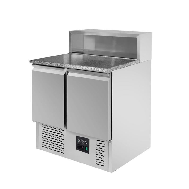 Vaiotec EASYLINE Salade à pizza 700 / 2 fois - avec 2 portes - argenté inox 10021_0