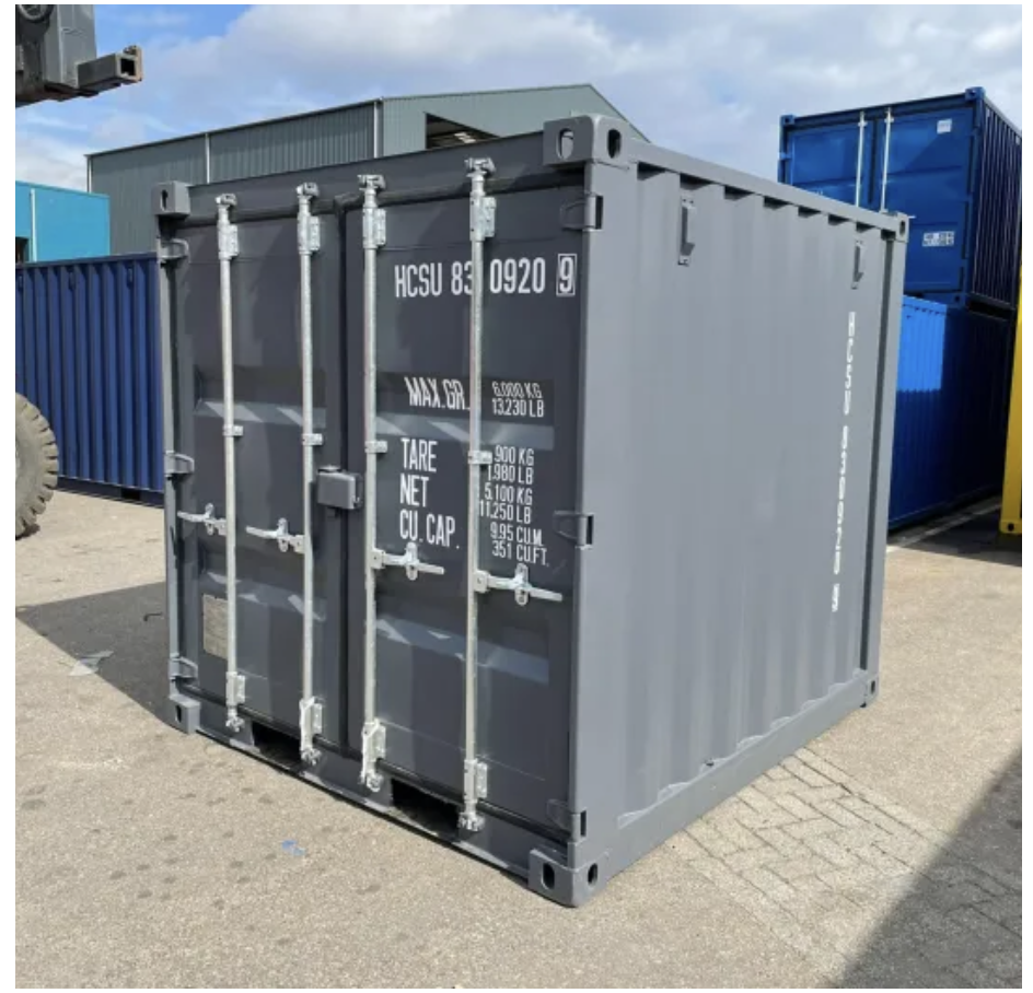 Container DRY maritime 10 pieds résistant aux intempéries, parfait pour les espaces réduits_0