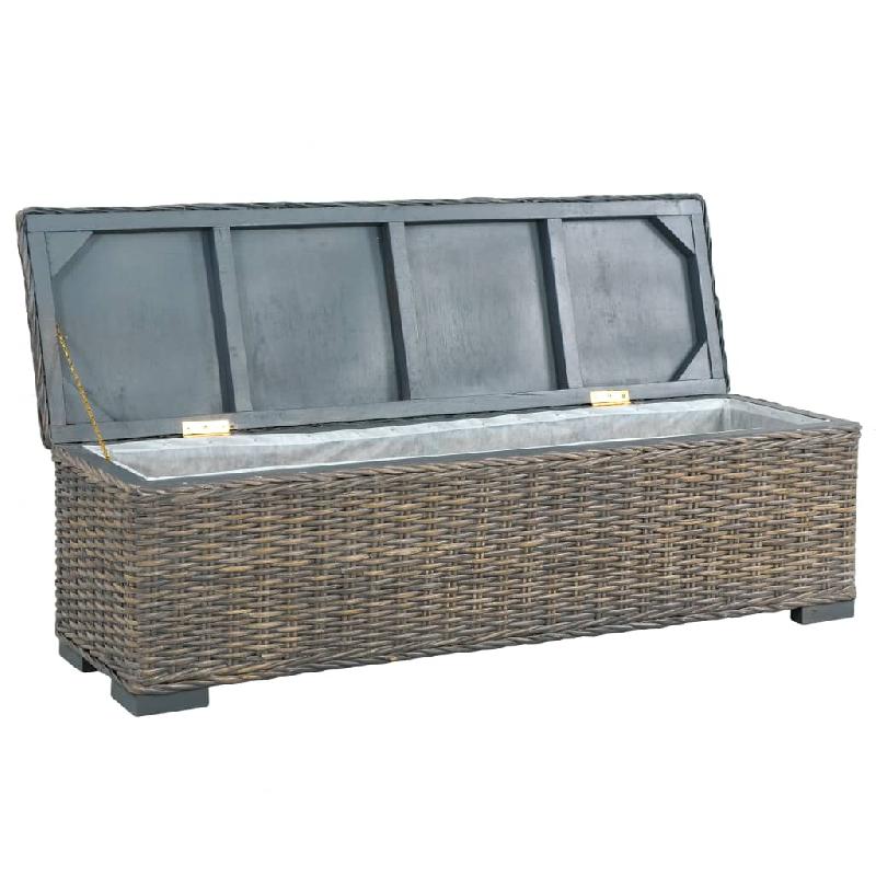 BOÎTE DE RANGEMENT 120 CM ROTIN NATUREL KUBU ET MANGUIER GRIS 02_0010864_0